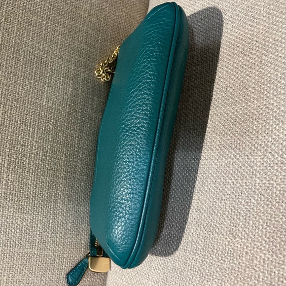Coach Vintage Teal Wristlet/Clutch - Picture 6 of 8